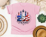 250 Years 1776 2026 graphic tee in Blossom