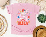4th July Orange graphic tee in Blossom