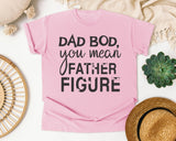Dad Bod You Mean Father Figure Grey graphic tee in Blossom