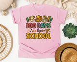 100 Days Abc Of School graphic tee in Blossom