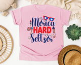 Merica Hard Seltzer graphic tee in Blossom
