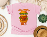 Grill Master Dad Orange graphic tee in Blossom
