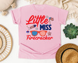 Little Miss Firecracker Red 2 graphic tee in Blossom