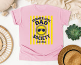 Summer Cool Dad Society Yellow 2 graphic tee in Blossom