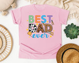 Best Dad Ever Grey 3 graphic tee in Blossom