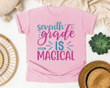 Seventh Grade Is Magical graphic tee in Blossom