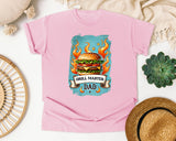 Grill Master Dad Grey graphic tee in Blossom