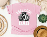 Reel Cool Dad White graphic tee in Blossom