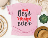 Best Daddy Ever Red graphic tee in Blossom