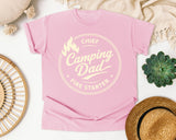 Chief Camping Dad Fire Starter Classic graphic tee in Blossom