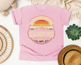 Father And Son Camping Buddies For Life graphic tee in Blossom
