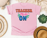 Teacher Mode On Bold graphic tee in Blossom