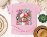 Happy To See Your Face Apples graphic tee in Blossom