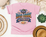Dad Mode Activated Grey 2 graphic tee in Blossom