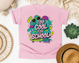 Too Cool For School Skateboard graphic tee in Blossom