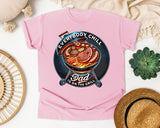 Everybody Chill Dad Is On The Grill Black graphic tee in Blossom