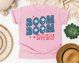 Boom Boom Baby graphic tee in Blossom