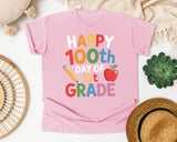 Happy 100th Day Of 1st Grade graphic tee in Blossom