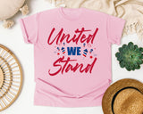 United We Stand graphic tee in Blossom