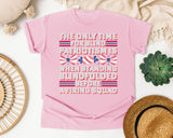 Blind Patriotism graphic tee in Blossom