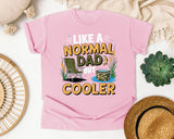 Like A Normal Dad But Cooler graphic tee in Blossom