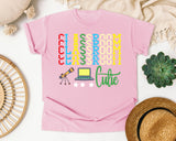 Classroom Cutie Stacked graphic tee in Blossom