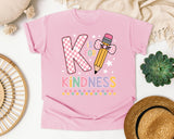 K Is For Kindness graphic tee in Blossom