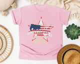 Home Of The Brave graphic tee in Blossom