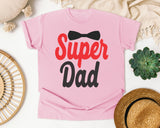 Super Dad Red graphic tee in Blossom