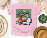 Super Teacher graphic tee in Blossom