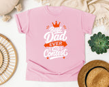Best Dad Ever No Contest White graphic tee in Blossom