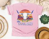 The Cool Dad graphic tee in Blossom