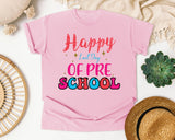 Happy Last Day Of Preschool graphic tee in Blossom