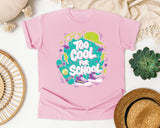 Too Cool For School Sneakers graphic tee in Blossom