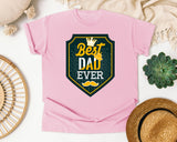 Best Dad Ever Black 2 graphic tee in Blossom
