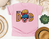 Best Dad Ever Brown graphic tee in Blossom