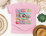 Back To School Fish graphic tee in Blossom