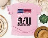 Never Forget Black 2 graphic tee in Blossom