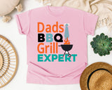 Dads BBQ Grill Expert graphic tee in Blossom