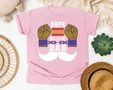 Dope Black Dad White graphic tee in Blossom