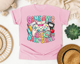Game Over Back To School Pastel graphic tee in Blossom