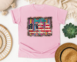 Small Town USA graphic tee in Blossom