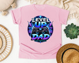 Level Up Dad graphic tee in Blossom