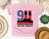 Never Forget Black 3 graphic tee in Blossom