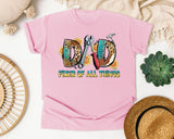Dad Fixer Of All Things Brown 2 graphic tee in Blossom