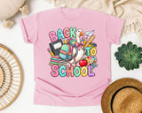 Back To School Goose Pastel graphic tee in Blossom