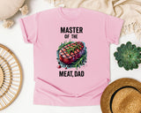 Master Of The Meat Dad Grey 2 graphic tee in Blossom