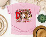 We Caught The Best Dad graphic tee in Blossom