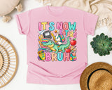 Its Now Laters Bruh Alligator graphic tee in Blossom