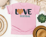 Love Football Heart graphic tee in Blossom